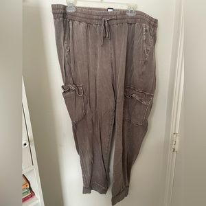 Torrid acid washed cargo pants